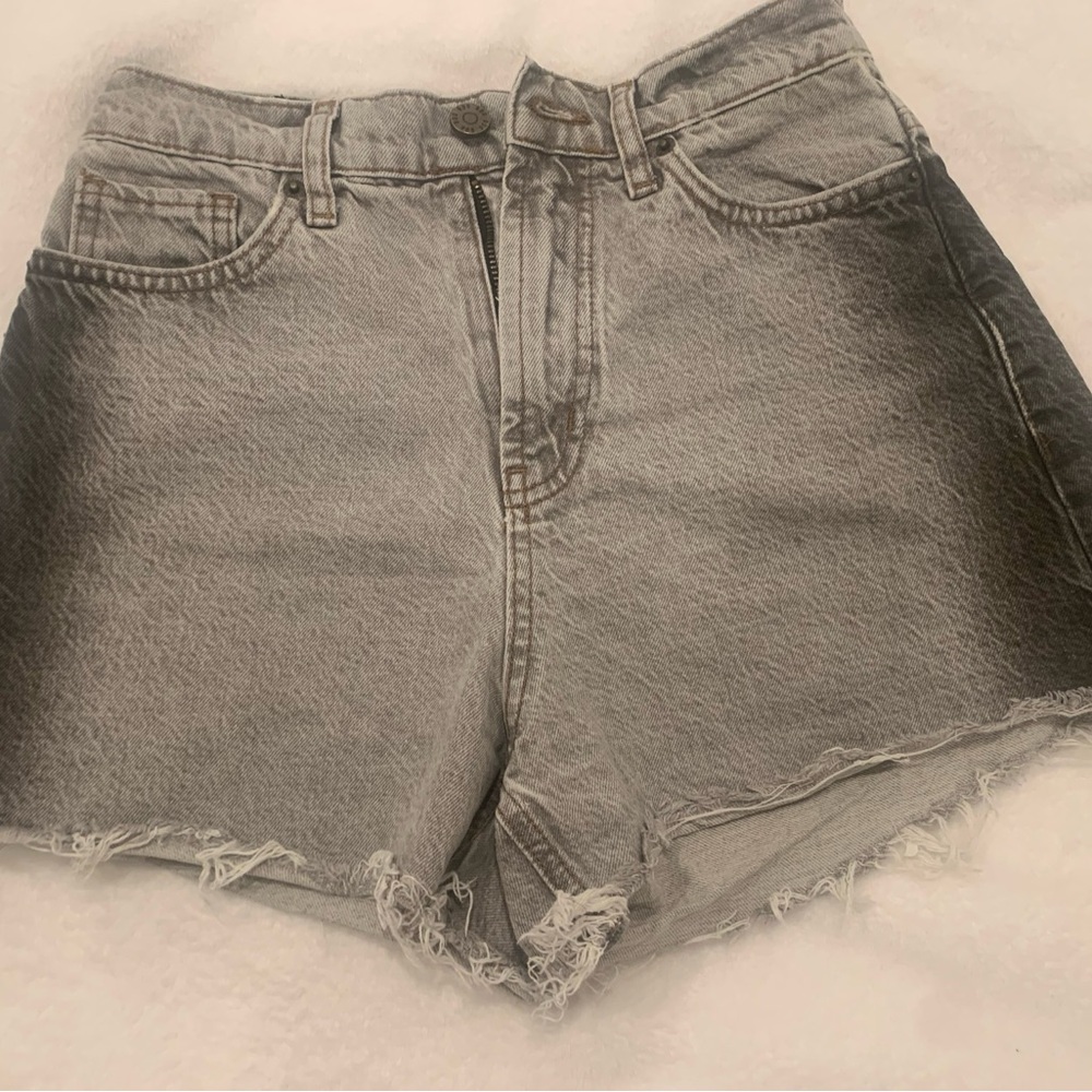 BDG Light Gray Jean Shorts